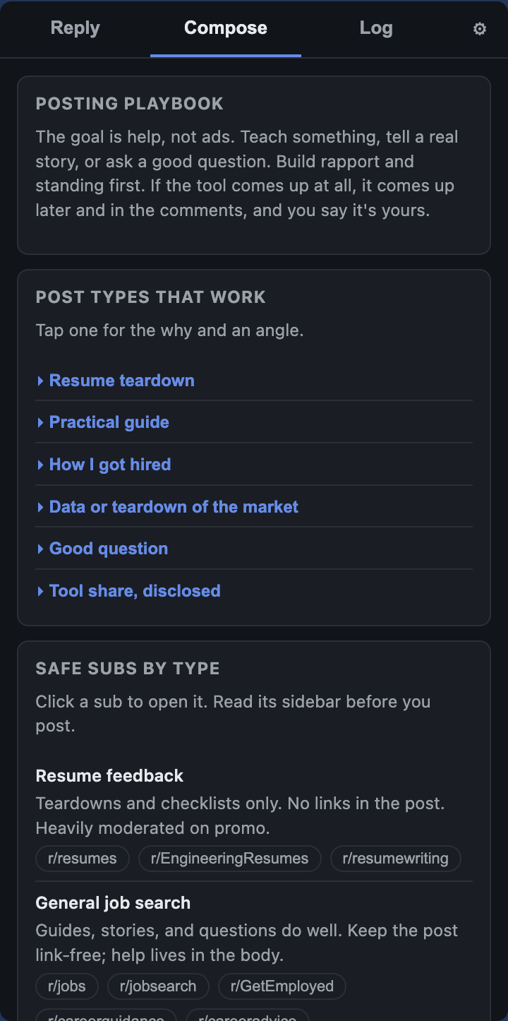 Reinly tracking your communities with per-sub limits, rules, and cooldowns
